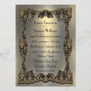 Faire-part de mariage formel 5,5" de Chanteleah x