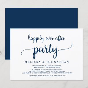 Faire-Part de Mariage Fuite de Noces et Fête de 'T