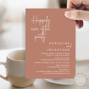 Faire-Part de Mariage Fuite pour une Fin Heureuse