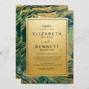 Faire-part de mariage géographique de la Parties s