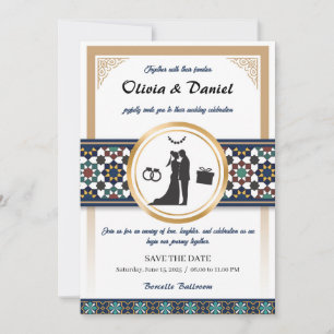 Faire-part de mariage Geometric Bliss