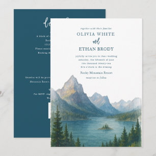 Faire-part de mariage glaciaire