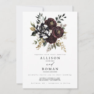 Faire-part de mariage gothique