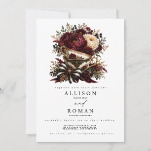 Faire-part de mariage gothique