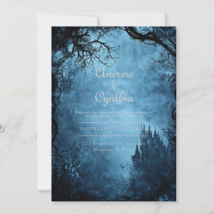 Faire-part de mariage gothique Twilight