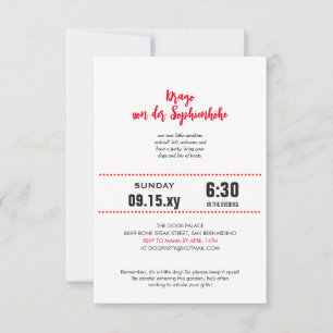 faire-part de mariage grand danois