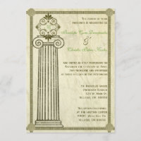 Faire-part de mariage grec