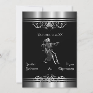 faire-part de mariage halloween