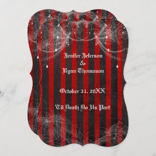 faire-part de mariage halloween