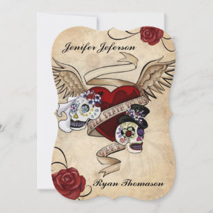 faire-part de mariage halloween