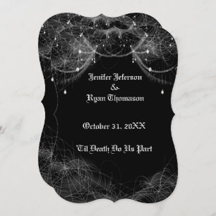 faire-part de mariage halloween