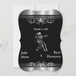 faire-part de mariage halloween