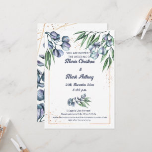 Faire-part de mariage Harmonie Fleur Sauvage