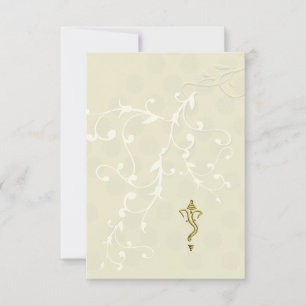 Faire-part de mariage hindoue indienne