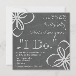 Faire-part de mariage "I Do" - La Marque inspire l
