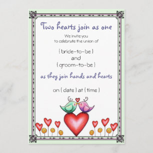 Faire-part de mariage Inséparable