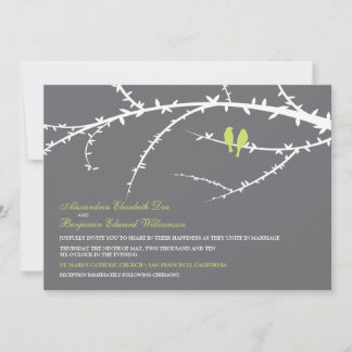 Faire-part de mariage Inséparable (chaux)