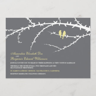 Faire-part de mariage Inséparable (ivoire)