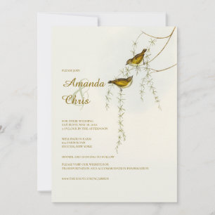 Faire-part de mariage Inséparables