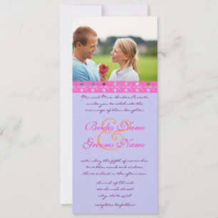 Faire-part de mariage Inséparables vintages