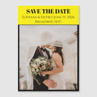 Faire-part de mariage inspiré de Playbill