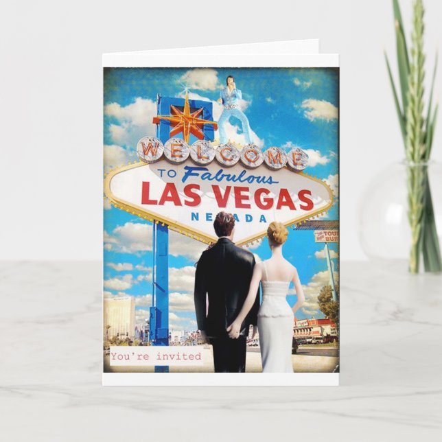 Faire-part de mariage Las Vegas (Devant)
