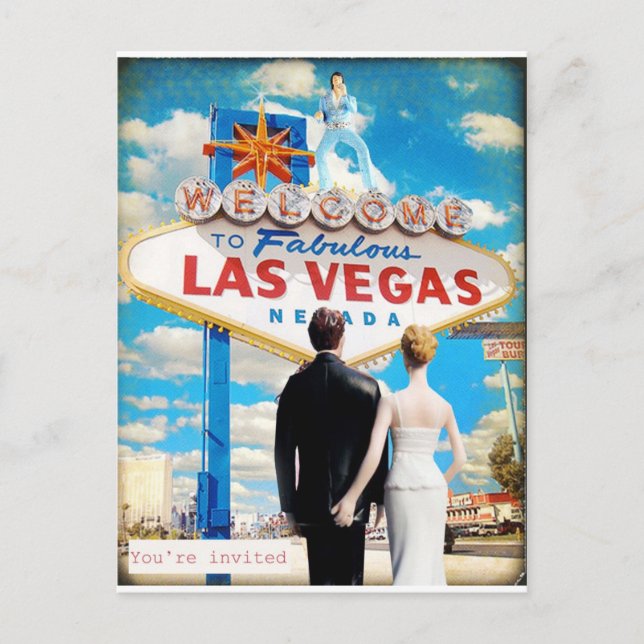 Faire-part de mariage Las Vegas (Devant)