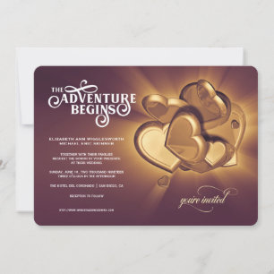 Faire-Part de Mariage L'Aventure Commence (Version