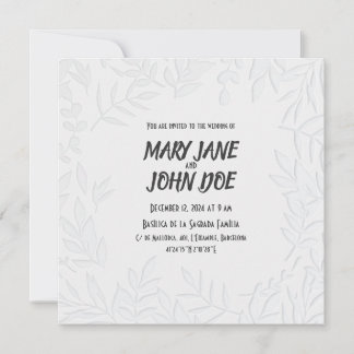 Faire-part de mariage Leavespress