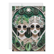 Faire-part de mariage lesbien