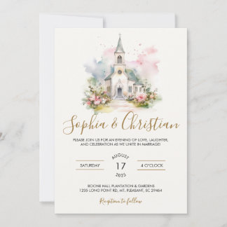Faire-part de Mariage Lieu