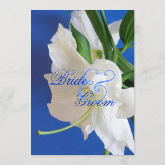 Faire-part de mariage Lily orientale