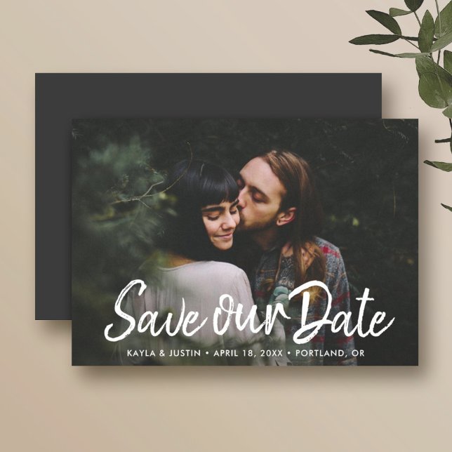 Faire-part de mariage magnétique avec photo pour a (Créateur téléchargé)