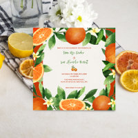 Faire-Part de Mariage Magnétique Verger de Citronn