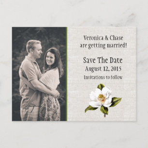 Faire-Part de Mariage Magnolia du Sud