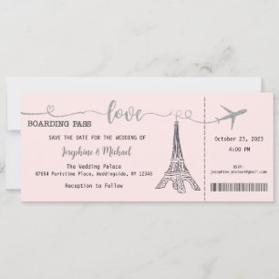 Faire-part de mariage, Mariage fixe, Amour