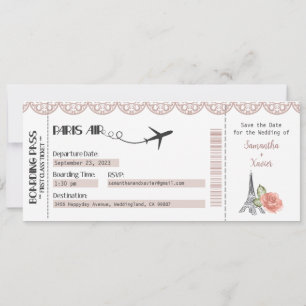 Faire-part de mariage, Mariage fixe, Amour