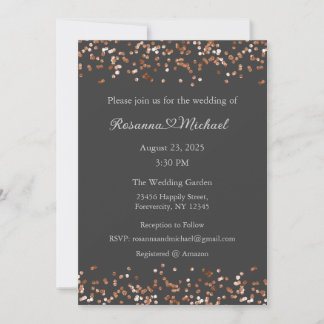 Faire-part de mariage, Mariage fixe, Coeur