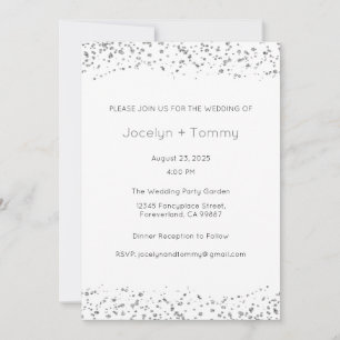 Faire-part de mariage, Mariage fixe, Coeur