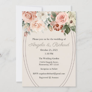 Faire-part de mariage, Mariage stationnaire, Marié
