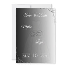 Faire-part de mariage | Mariée & Marié Élégants Mo