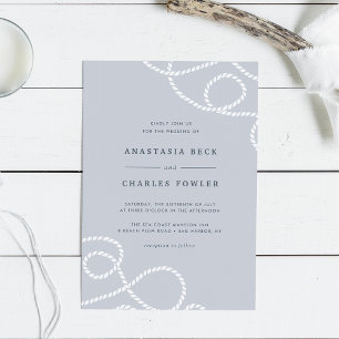 Faire-part de mariage marin Brume