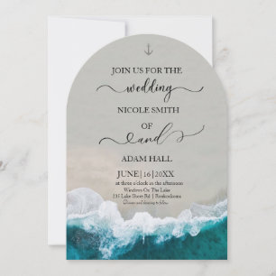 Faire-part de mariage maritime