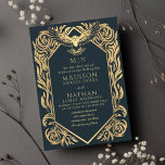 Faire-part de mariage médiéval de Owl Imaginaire<br><div class="desc">Design mariage élégant et moderne, inspiré du style médiéval de l'imaginaire. Le design n'est pas un vrai papier peint. Vous pouvez customiser plus loin en cliquant sur le bouton "PERSONNALISER". Objets correspondants dans notre boutique pour un thème de fête complet. La photo de couverture a été conçue à l'aide de...</div>