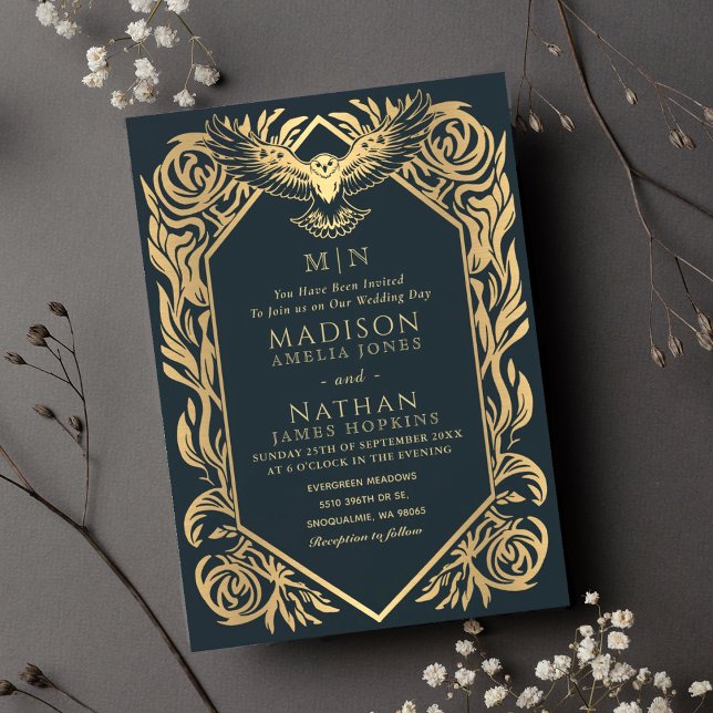 Faire-part de mariage médiéval de Owl Imaginaire (Créateur téléchargé)
