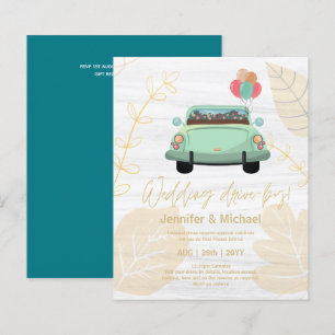 Faire-part de mariage mignon à petit budget à dist