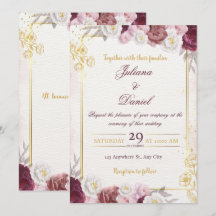 Faire-part de mariage minimal chic