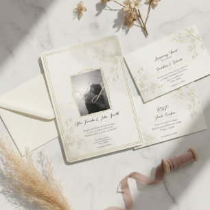 Faire-part de mariage minimaliste moderne – Élégan