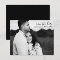 Faire part de mariage minimaliste moderne élégant