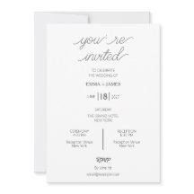 Faire-part de mariage minimaliste vert sauge